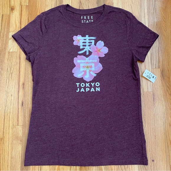 Free State Tokyo Japan Women’s T-Shirt Size XL - Picture 1 of 3